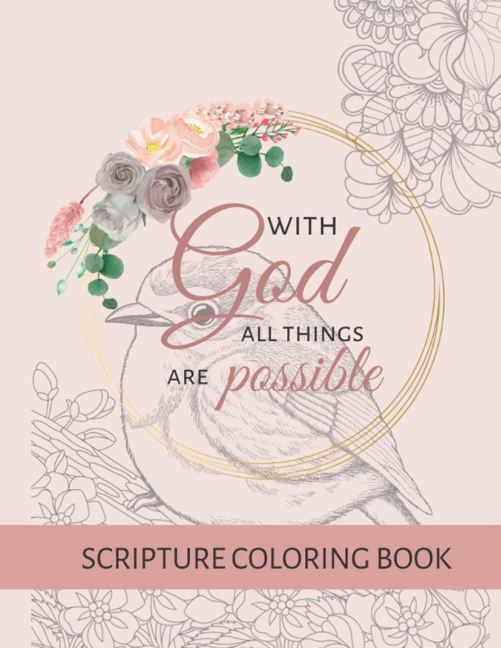 Scripture Coloring Book: 30 Beautiful Images of Bible Verses to Color and Inspire