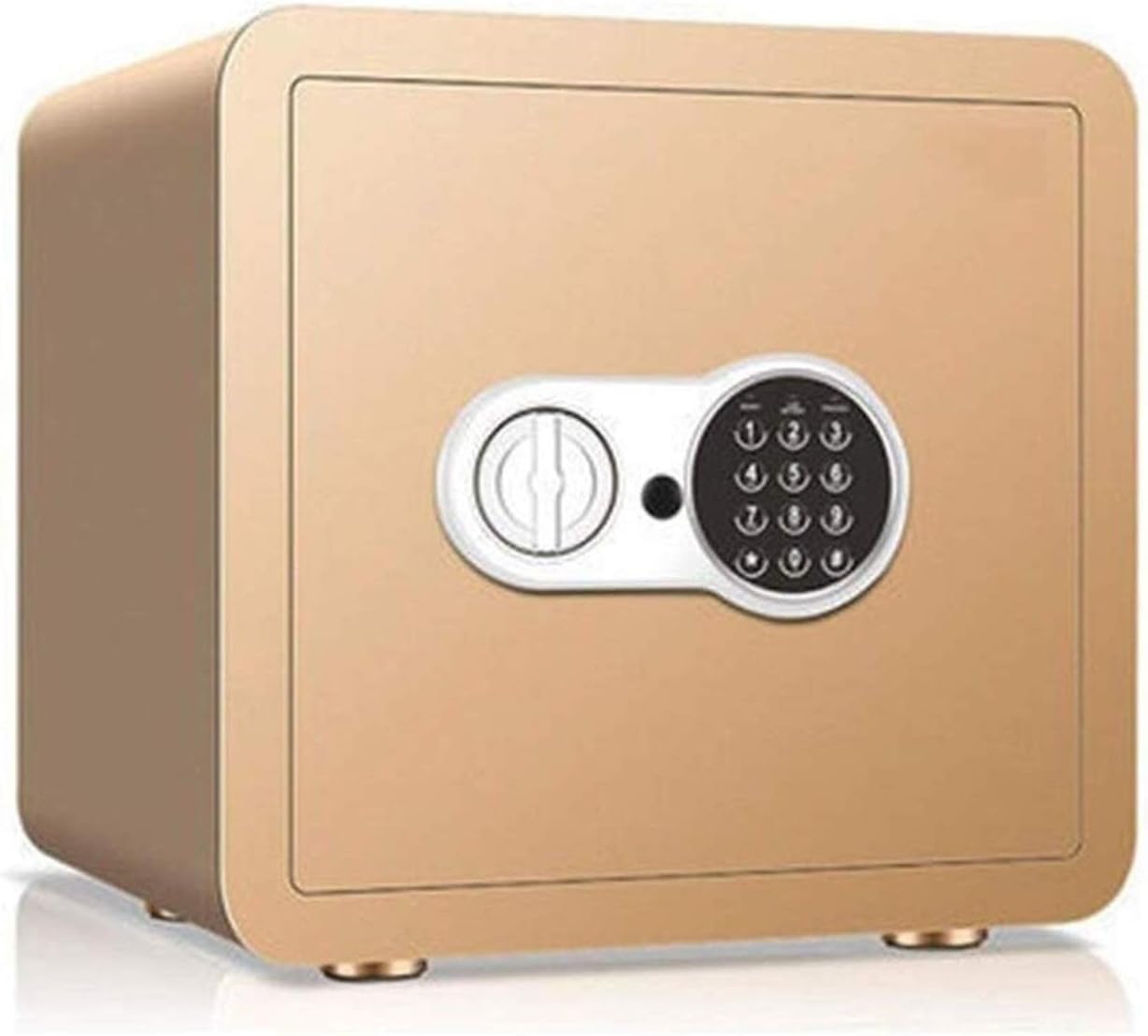 Box, Fire Water Safe Digital Security Safe,Large Box,Solid Steel Construction with Deadbolt Lock Wall-Anchodesign Hotel Medication for Home Officee G