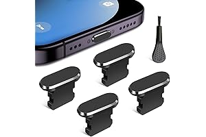 iPhone Dust Plug Lightning Protector Charging Port Cover with Brush