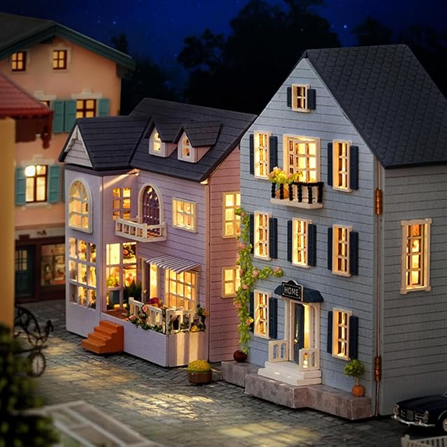 Foto 3 de 3 de Kit de casa de muñecas en miniatura para casa