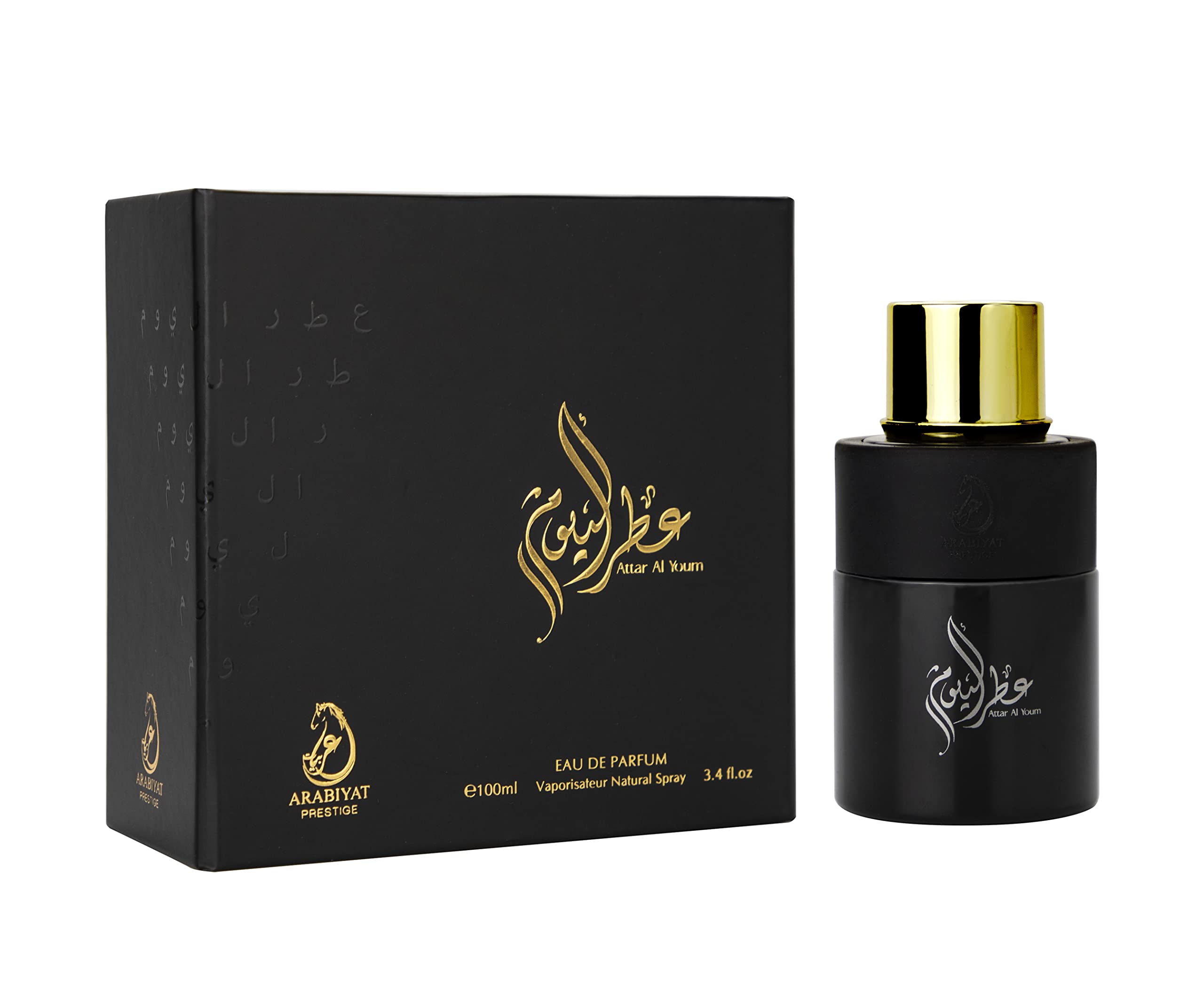 Arabiyat Attar Al Youm EDP 100 ml – Unisex Woody Amber Floral Perfume with Jasmine, Patchouli & Vanilla, Long‑Lasting Natural Spray Vaporisateur