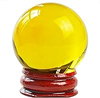 Vista 5 de Feng Shui - Bola de cristal multicolor de 1.969 in, cuentas mágicas naturales raras asiáticas, esfera curativa, globo de cuarzo, bolas de fotografía