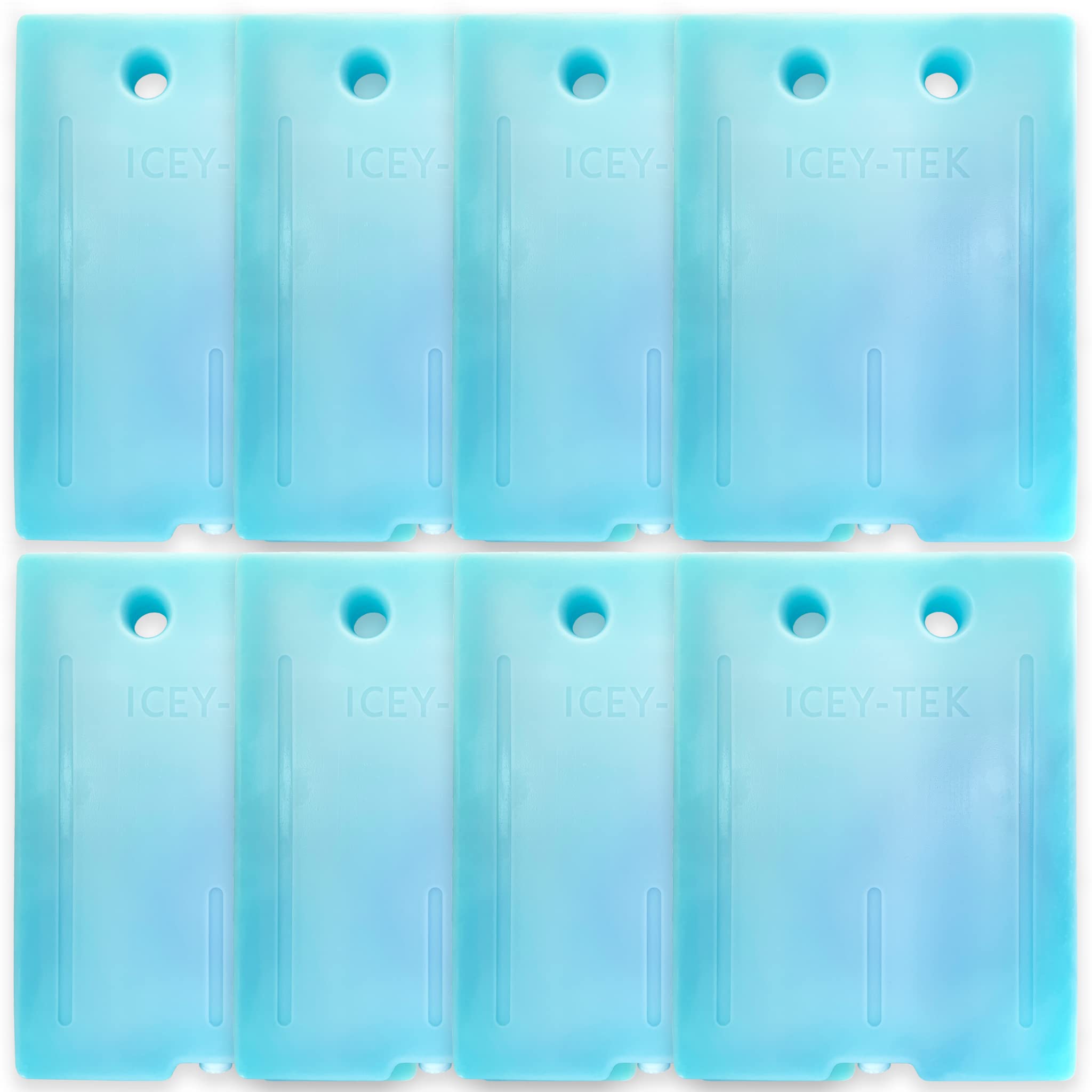 Icey-Tek - Bloque de Hielo Grande para congelador, Comercial, Camping, Reutilizable e Ideal para neveras, picnics, Catering, Camping, etc.