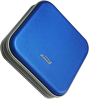 jojofuny Bolsa De Armazenamento De 52 Cds Carteira De Couro Encadernação De Couro Estojo De Brilho Labial Estojo De Armazenamento Suporte De Encadernação Suporte De Estojo Suporte De