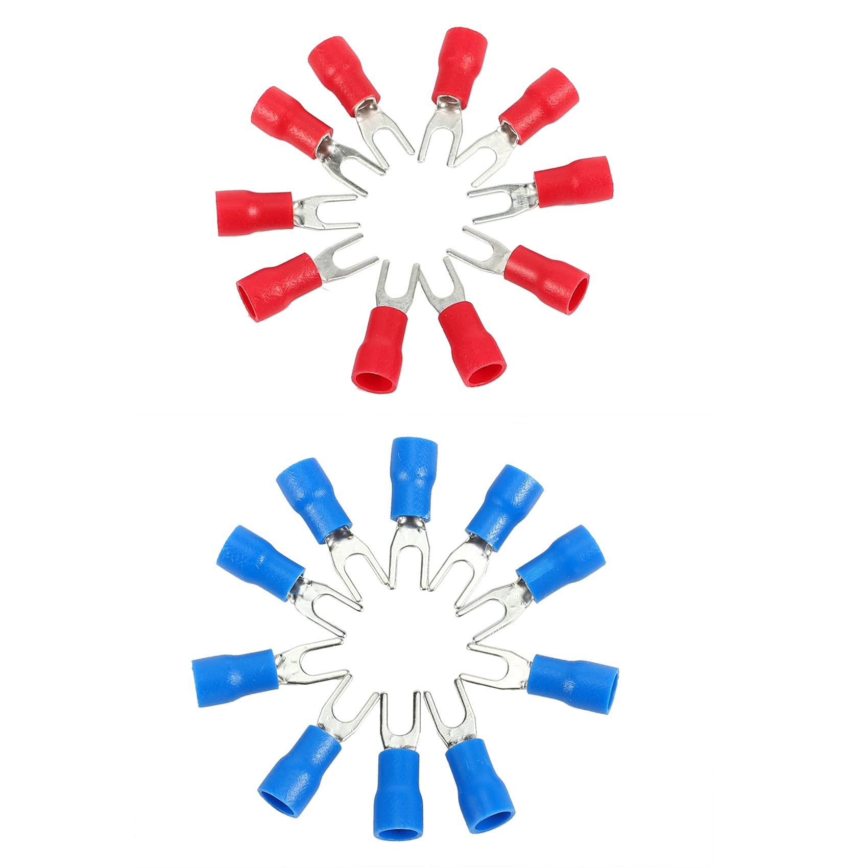 TERMINALI VANGA A Crimpare Connettore Filo 80&deg;C Isolato