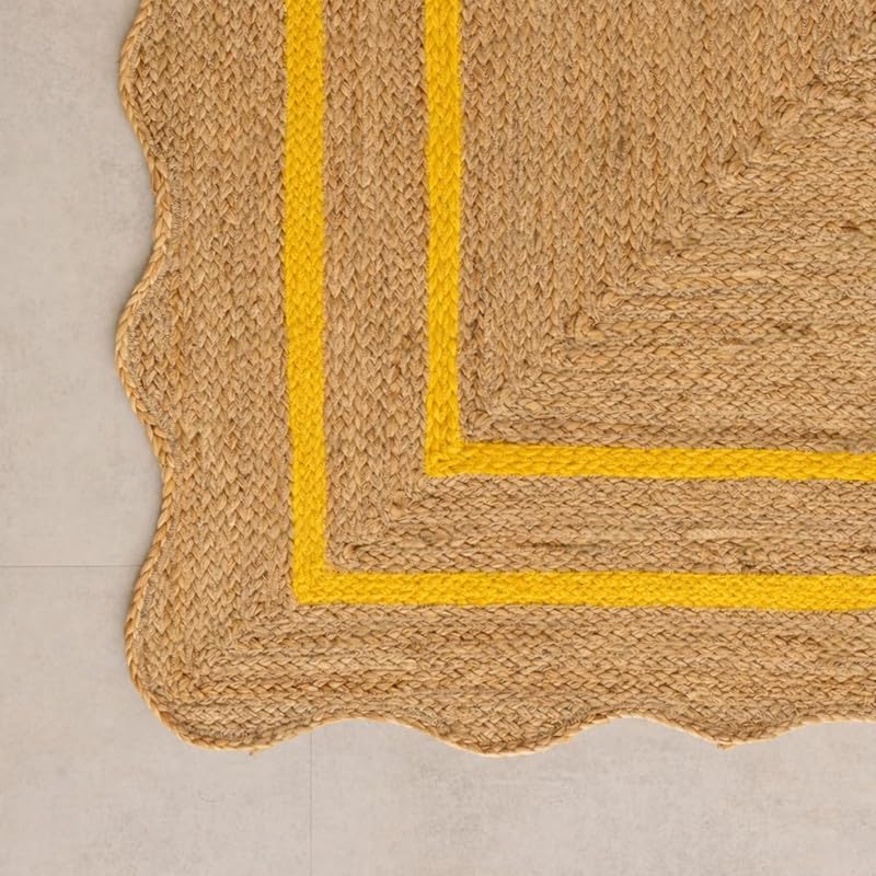 Rectangular Strips Rug | Modern Stylish Floor Mat for Living Room, Bedroom & Office | Soft, Durable & Easy to Clean