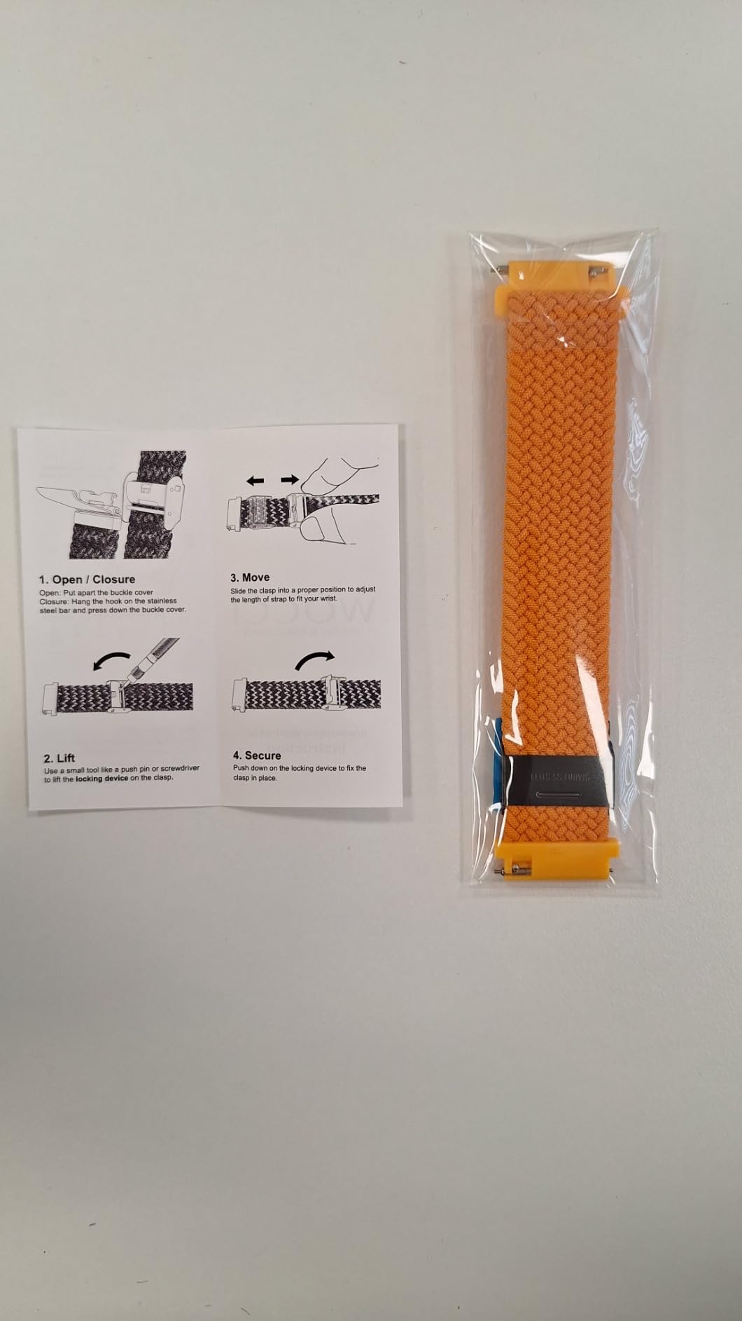 Cinturino Orologio In Nylon WOCCI - Regolabile, Sgancio Rapido, Per Uomo E Donna, Larghezze 18-22mm - Foto 7