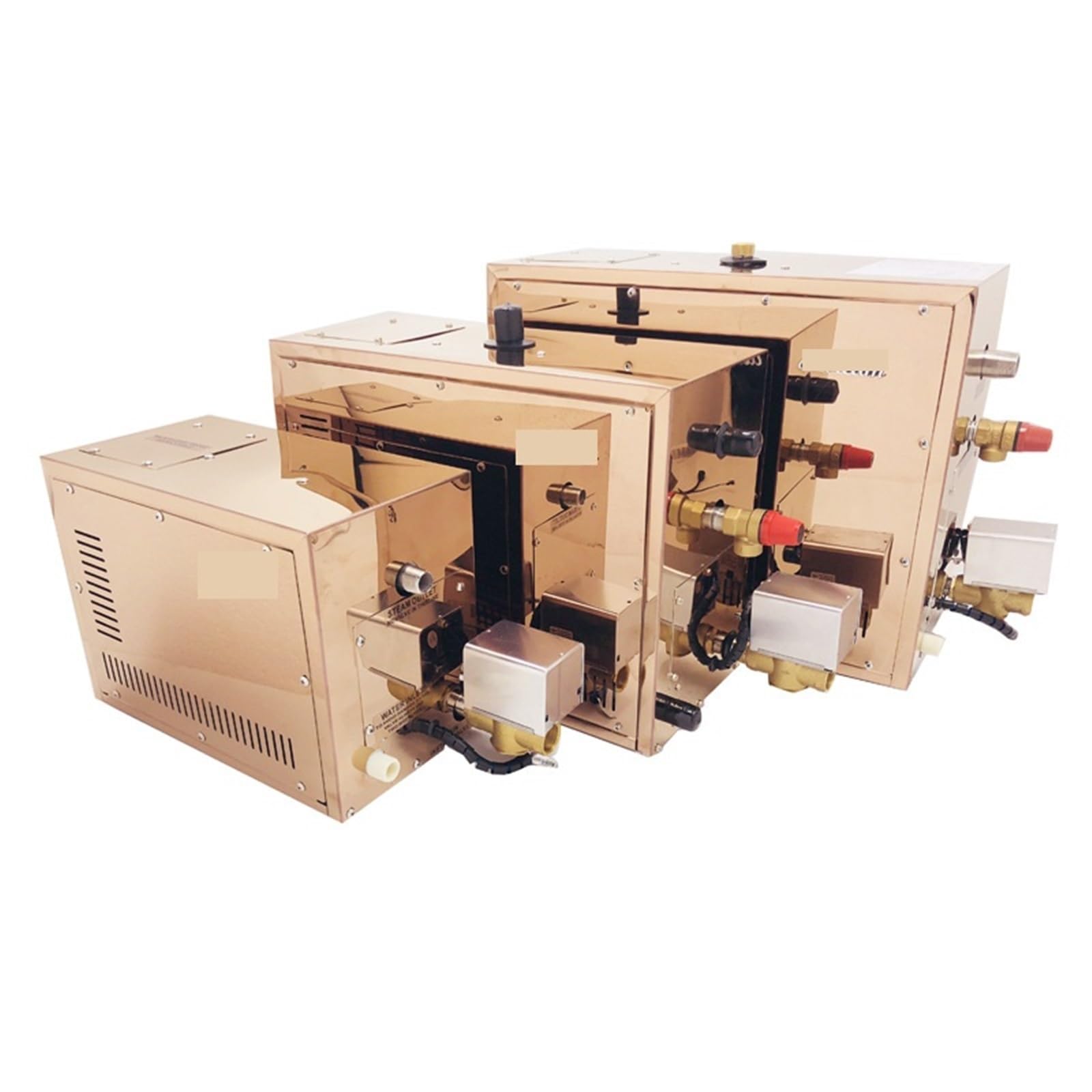 Generador de acero inoxidable, descalcificador automático for sauna, baño, controlador digital 12 kW Alta eficiencia(15kw 380v)