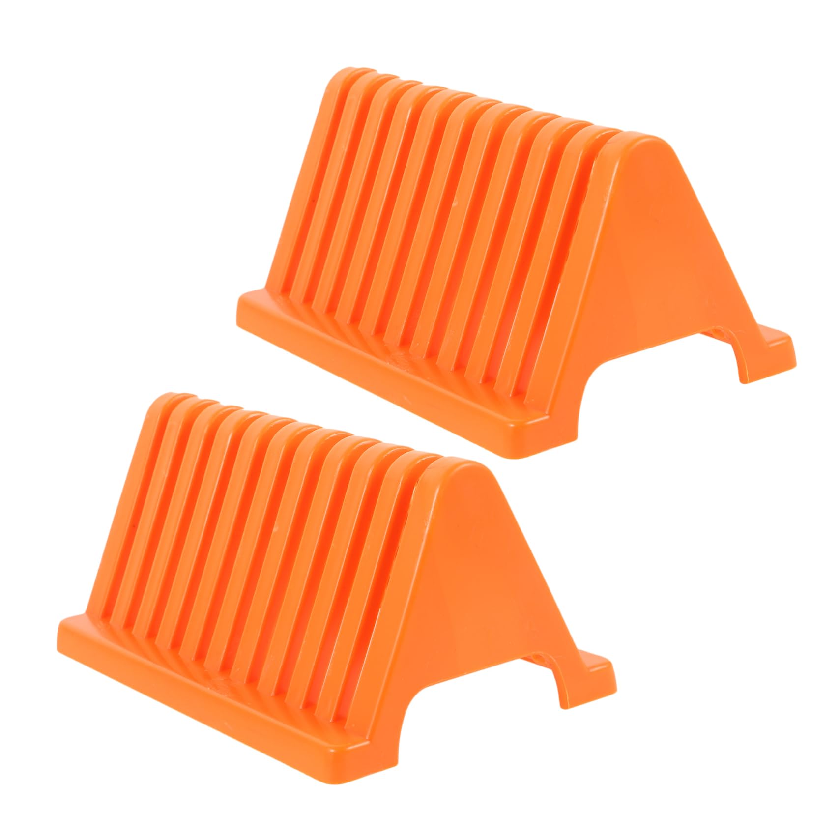 VILLFUL 2pcs Orange Microscope Slides Holder for Experiments Pp Microscope Slides Rack for Laboratory Microscope Slides Rack for Experiments Laboratory Microscope Slides Rack