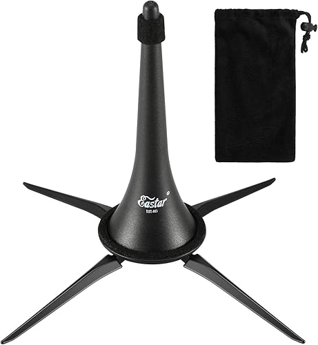 Eastar Soporte para clarinete Soporte desmontable portátil con bolsa de almacenamiento, EST-003, negro
