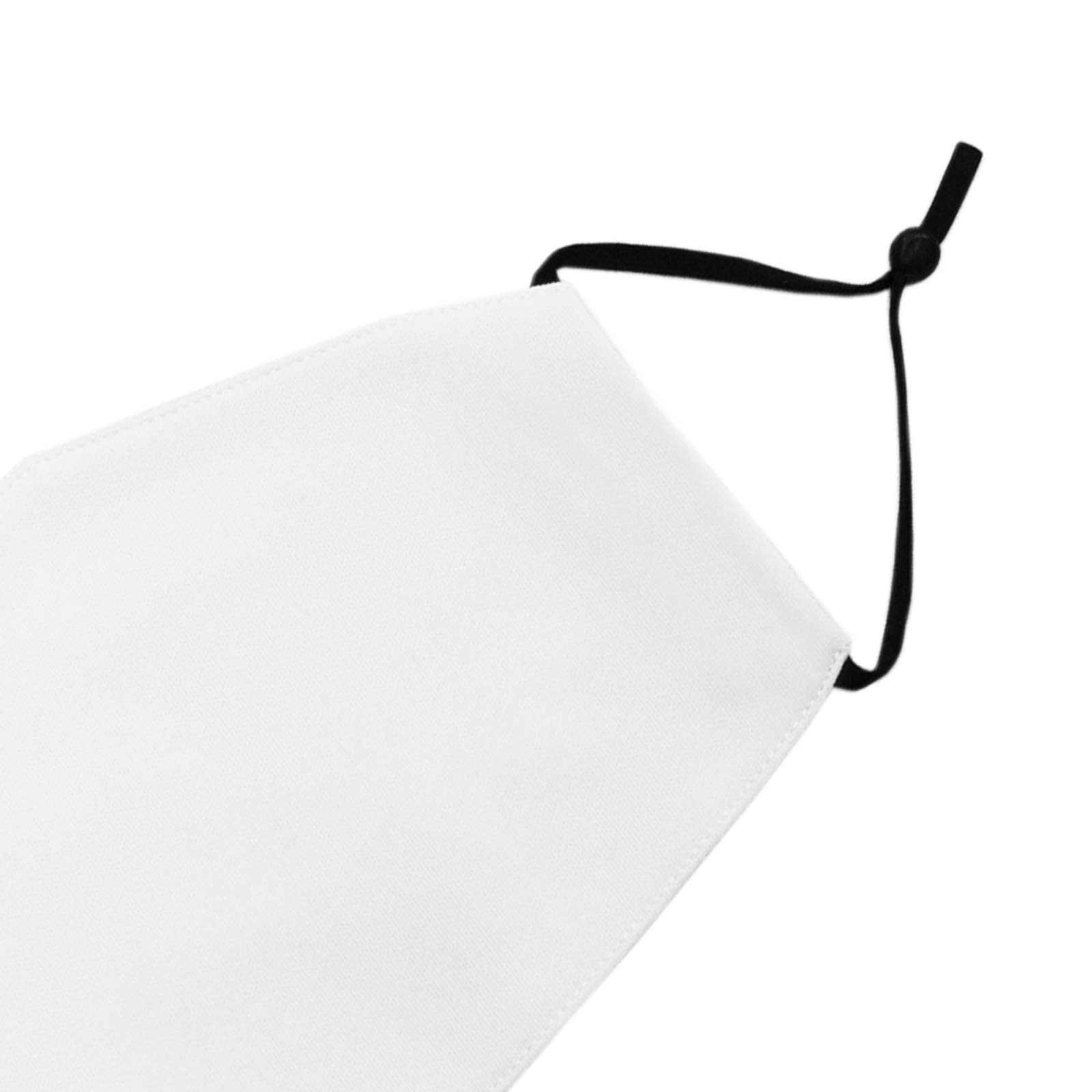 PixMax Masques faciaux en Tissue de Sublimation Vierges, Lot de 50 Masques réutilisables de Taille Mixte, Filtre à 5 Couches Adultes Transfert Thermique Personnalisation