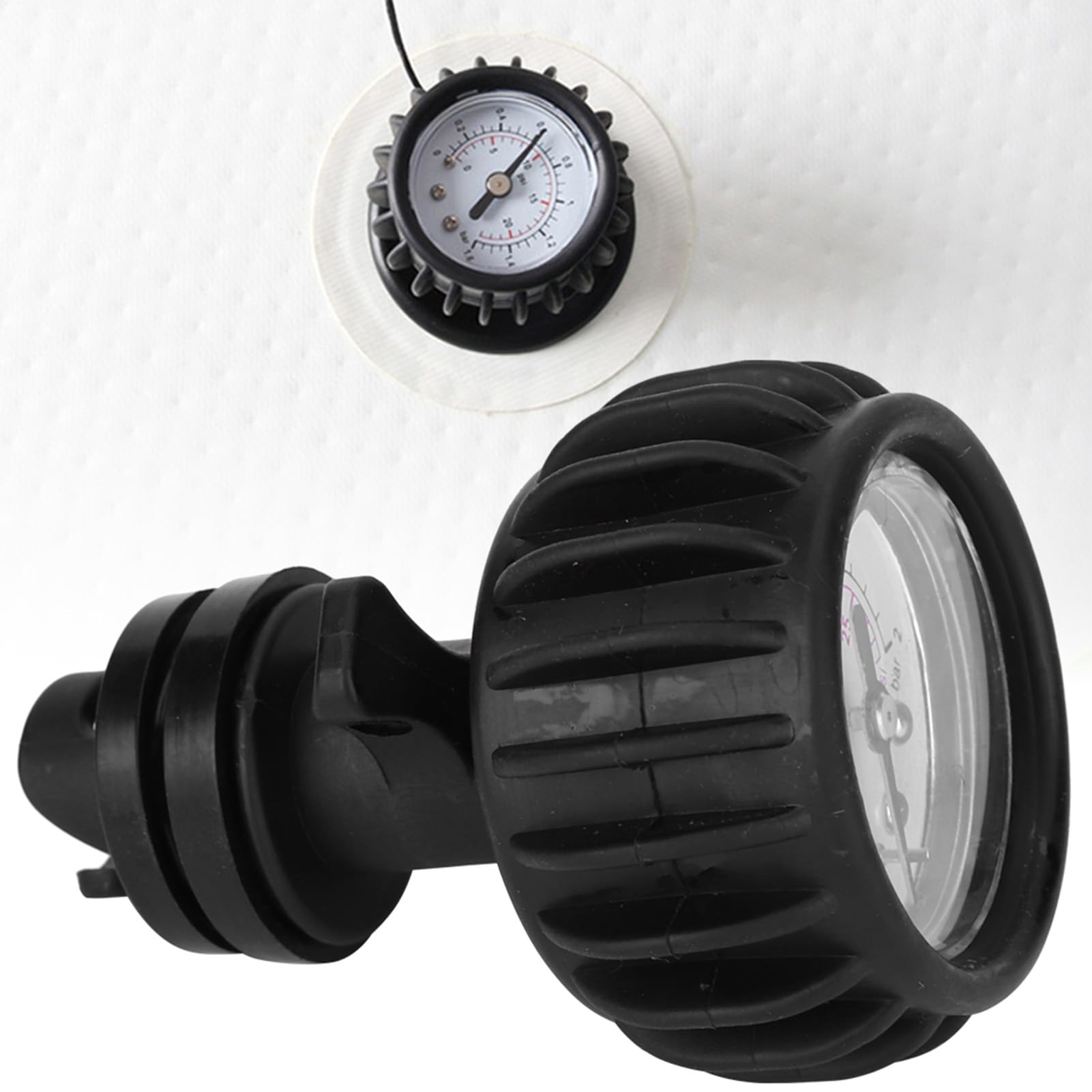 Yosoo Health Gear Manometro dell'Aria 30PSI, Barometro Singolo con Pompa a Mano Alta, Accessori per Kayak per Gommone Pompa per Misuratore di Gommone