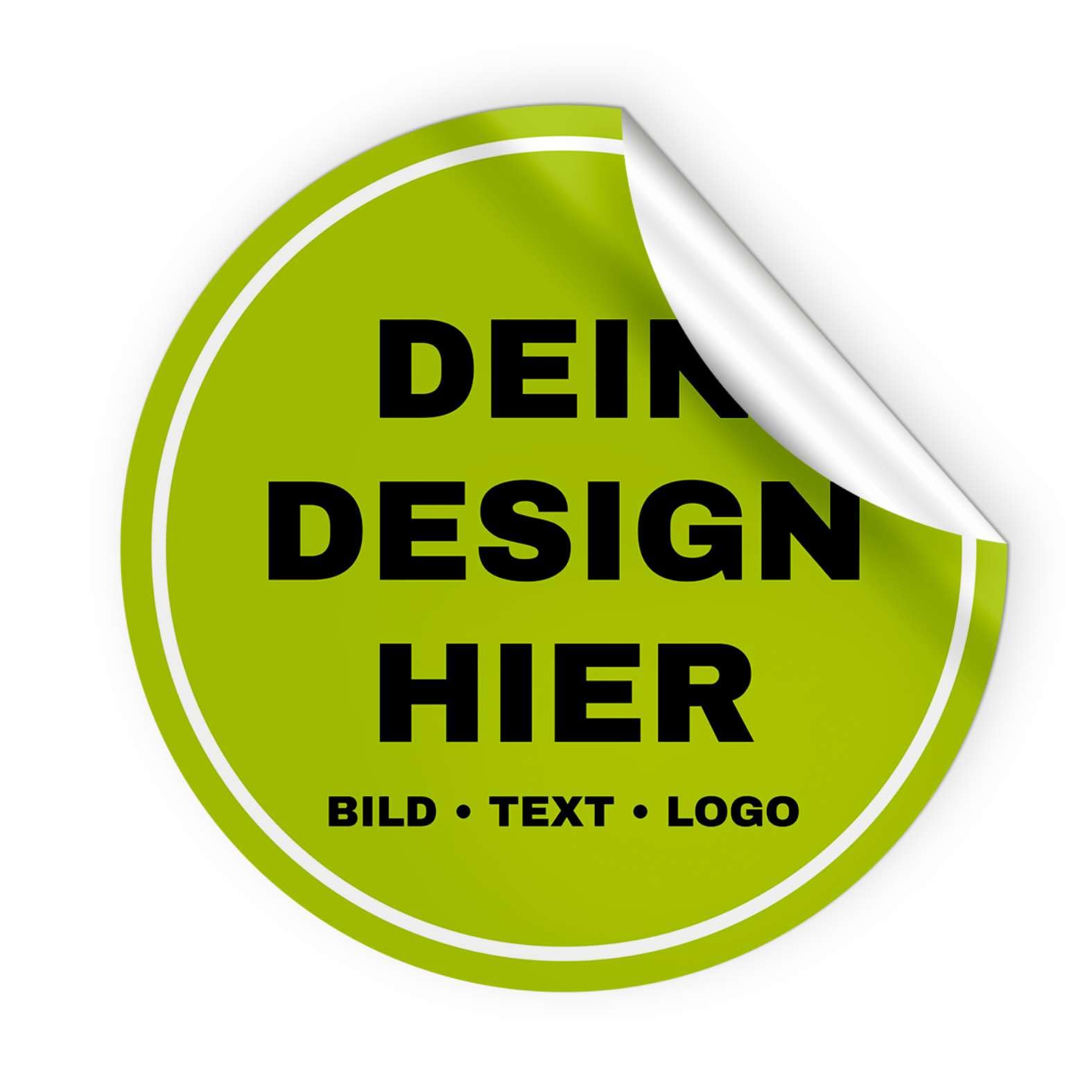 120 Logo Aufkleber Rund - Personalisiert Mit Deinem Produktbild-Vorschau 8