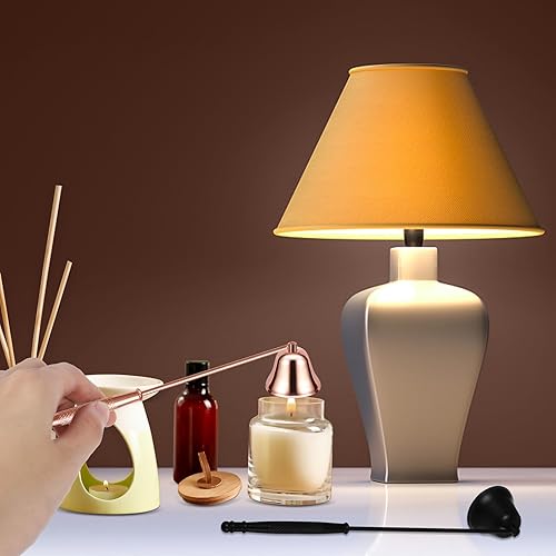 Miniatura 5 de Navpeak Extintor de velas con mango largo, accesorio para apagador de velas con mecha de metal con mango largo para velas perfumadas, velas de