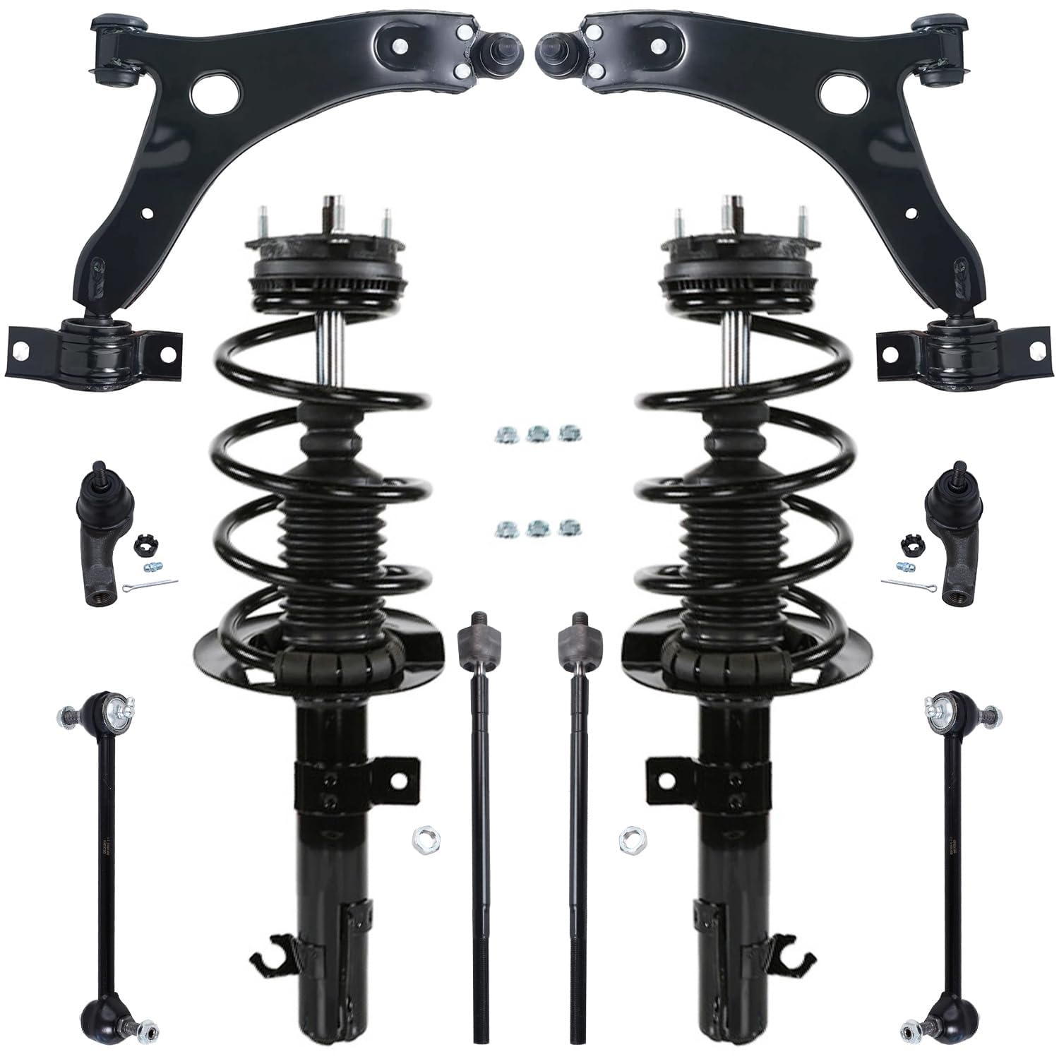 Amazon.com: Detroit Axle - Front End 10pc Suspension Kit for 2008