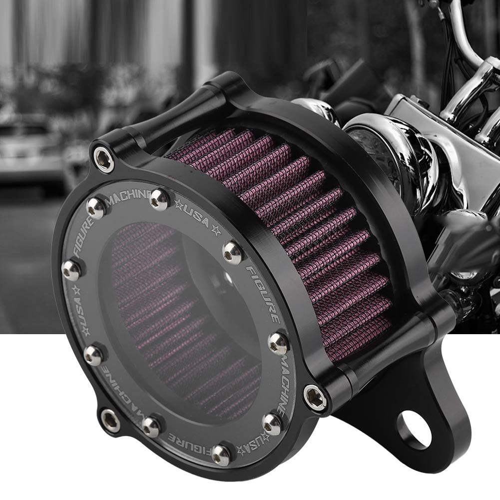 Elerose Filtro de Aire de la Motocicleta, Filtro de Aire del Sistema de Filtro de Admisión de Control Digital Computadora Se adapta a Sportster XL883 XL1200 2004-2016