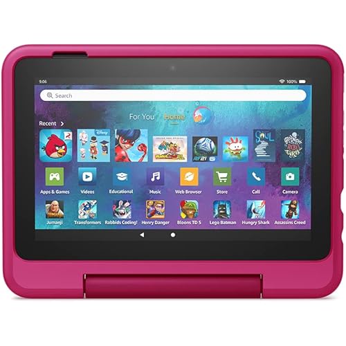 Amazon Kid-Friendly Case for Fire 7 tablet (Only compatible with 12th generation tablet, 2022 release) - Rainbow Universe
