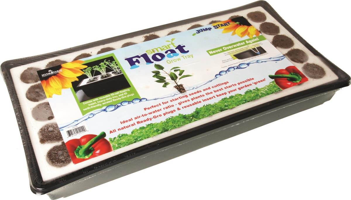 Hydrofarm JSEF55 Smart Float Grow Tray with Plugs