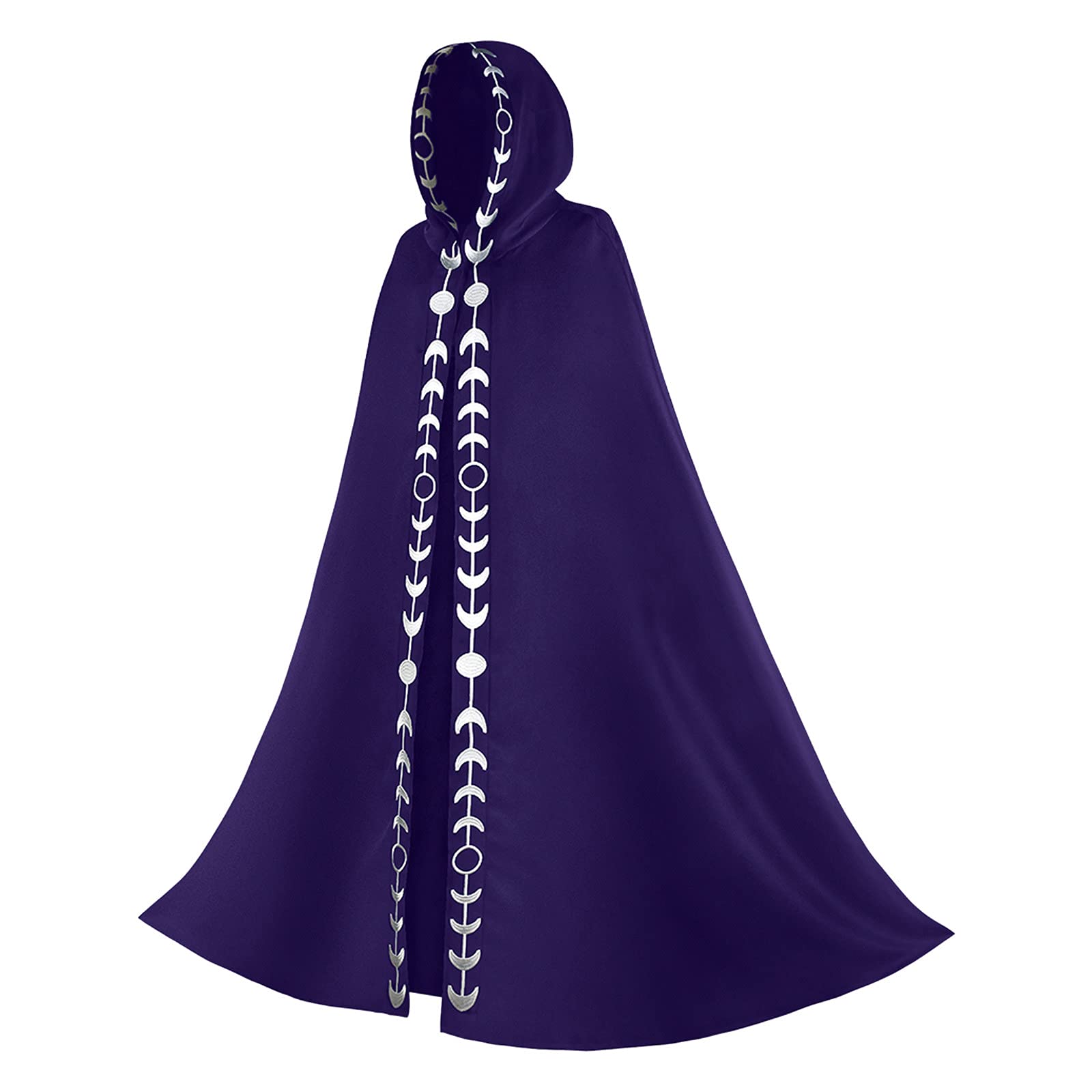 Cape Capuche Brodée Halloween Cosplay Unisexe