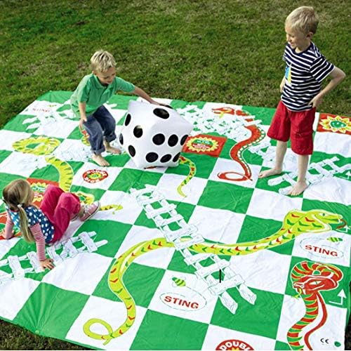 SULOLI 1 Pack Giant Inflatable Dice Toys for Party Games Pool Party Favors, 32cm/12inch, White