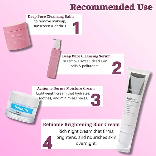 Miniatura 7 de Crema reafirmante antienvejecimiento para pieles maduras, secas y sensibles (Rebiome Brightening Blur Cream) Una crema hidratante suave y nutritiva