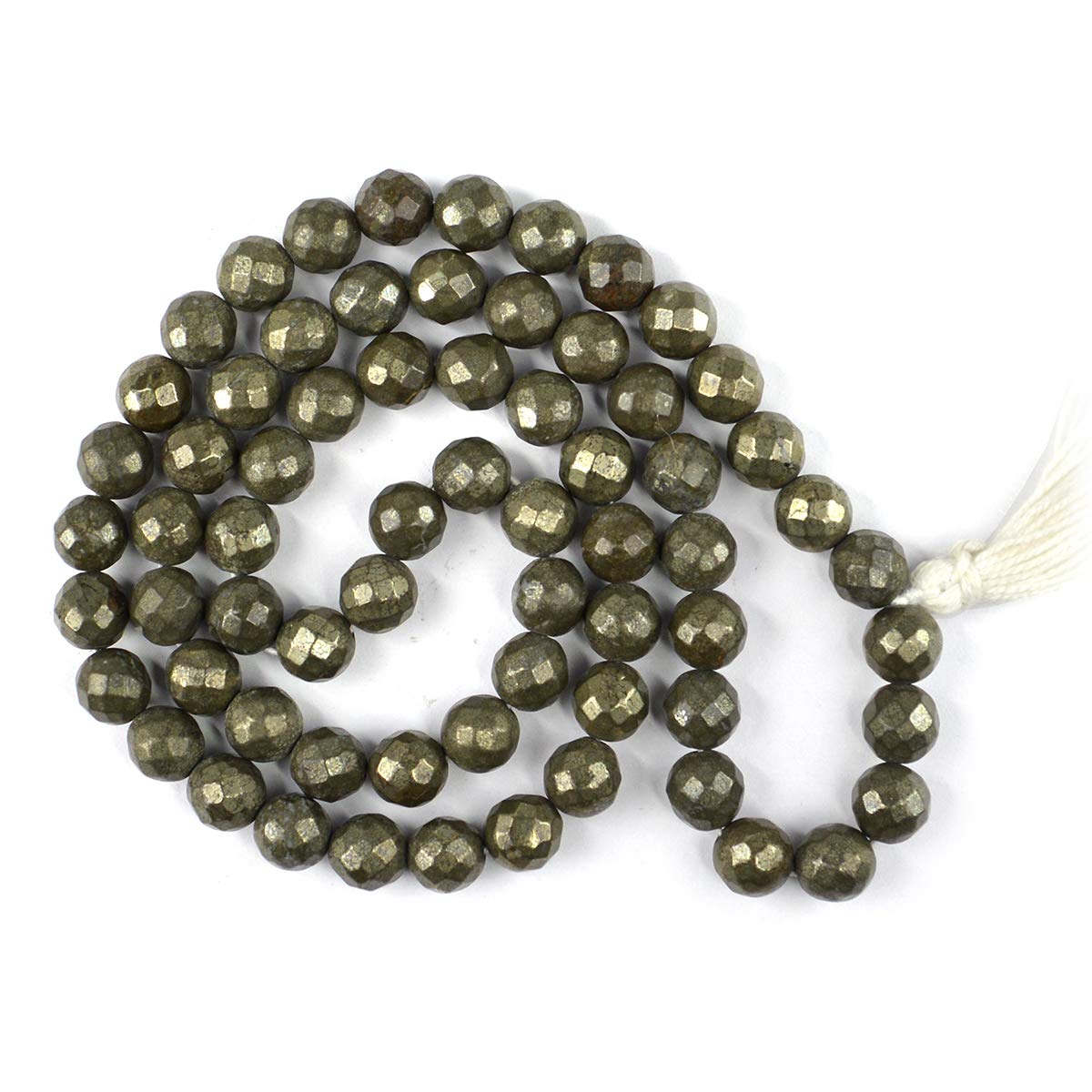 Reiki Crystal Products Natural Pyrite Mala Crystal Stone 10 mm Faceted Bead Mala for Unisex (B08X4825K8) Amazon Price History, Amazon Price Tracker
