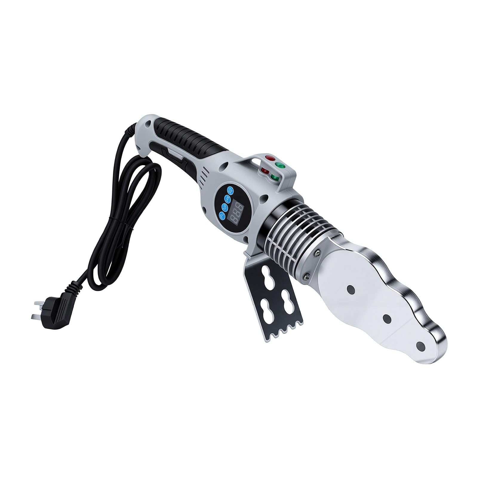 Garosa Zgrzewarka do Rur z Tworzyw Sztucznych, Moc Wyjściowa 1500 W, Spawarka Gniazdowa, 15-minutowy System Chłodzenia W Kształcie Koła z Podgrzewaniem Wstępnym, Obudowa Aluminiowa, do (wtyczka UE)