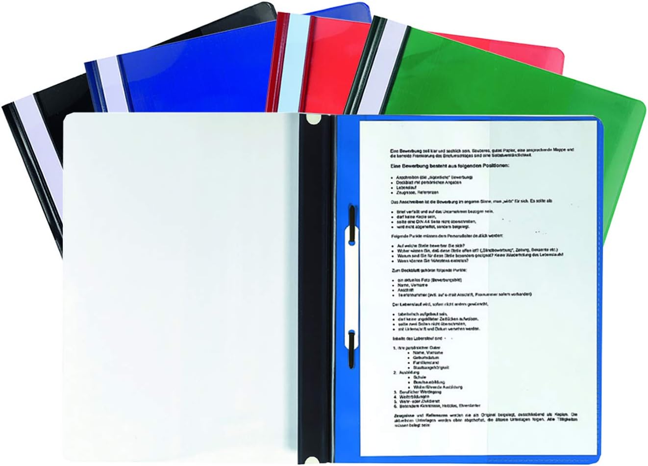 Exacompta PVC Transfer File, A4 Maxi - Assorted Colours, Pack of 20