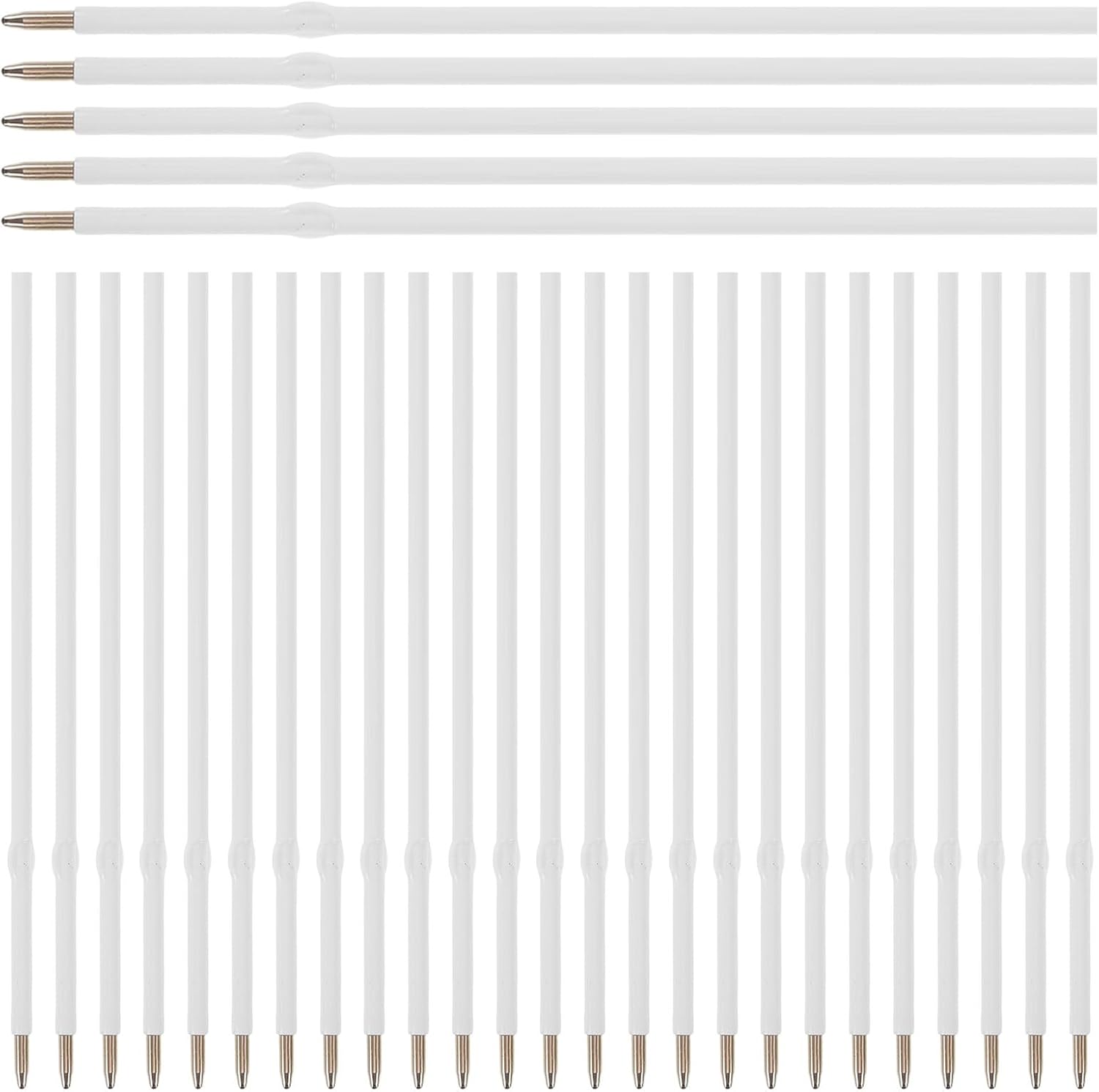 200pcs Universal Pen Refills Large Capacity Plastic