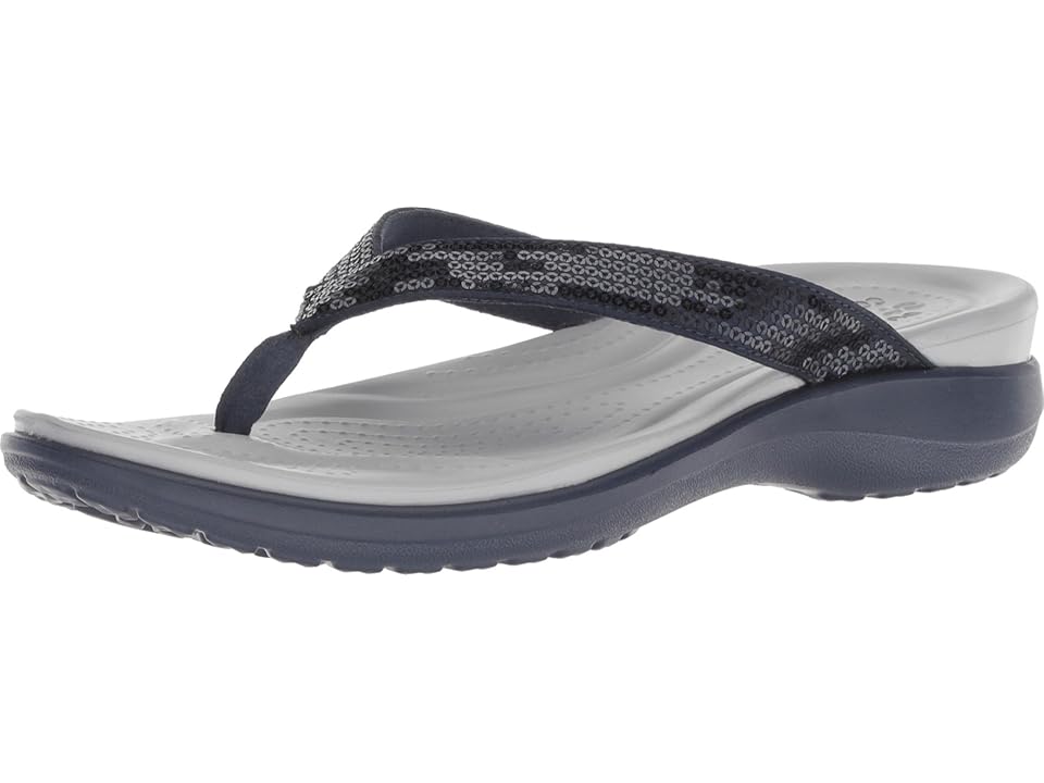 crocs capri v sequin navy