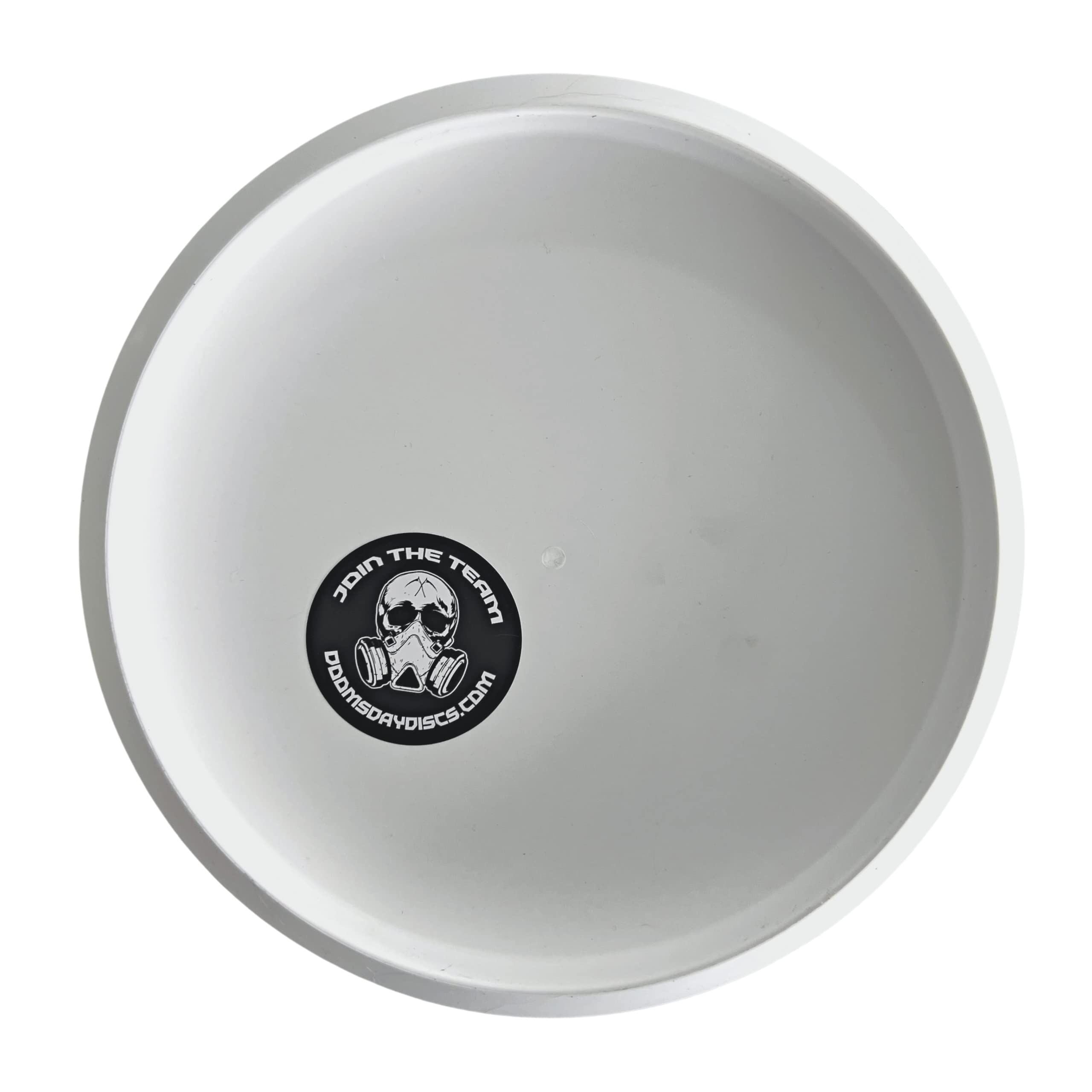 DOOMSDAY DISCS Bleak Disc Golf Straight Putter in Ration Plastic (White)