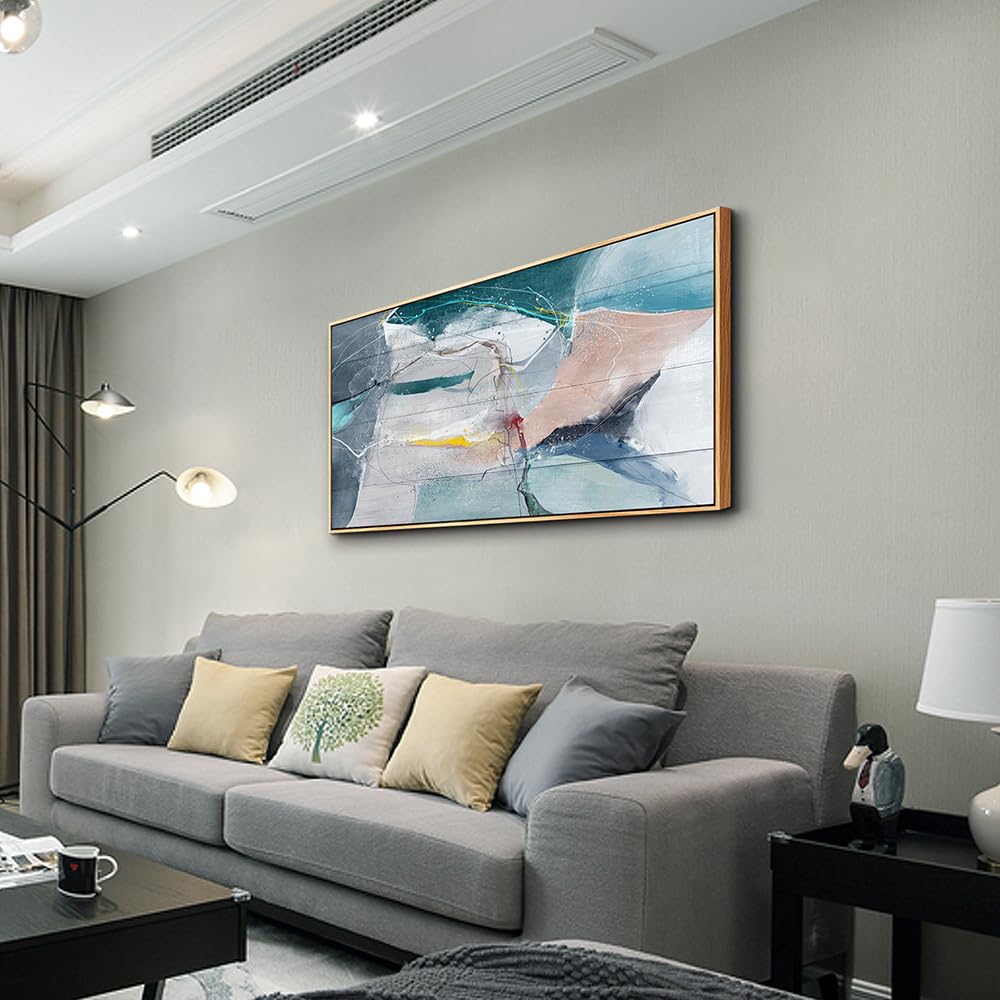Abstrakte Wandkunst Von Wapluam – Leinwanddruck 50x100 Cm, 1 Panel, Moderne Dekoration Für Wohnzimmer, Schlafzimmer & Büro