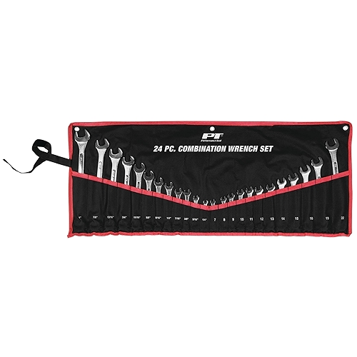 Performance Tool W1074 24 peças SAE e conjunto de chaves métricas: tamanhos de 1/10.2 cm a...