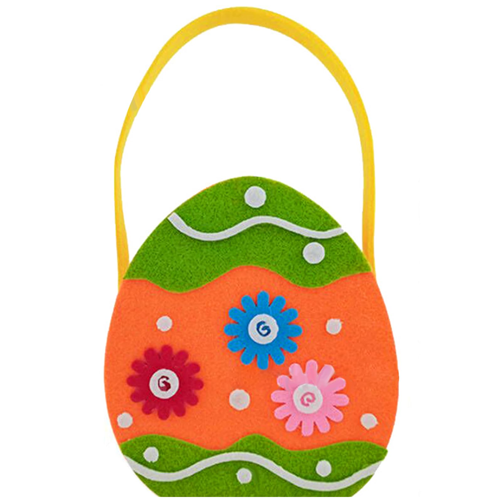 Xjdzineq Easters Felt Basket with Carrying Handle Candy Storage Bucket Gift Bag Party Decoration Supplies Easters Supplies