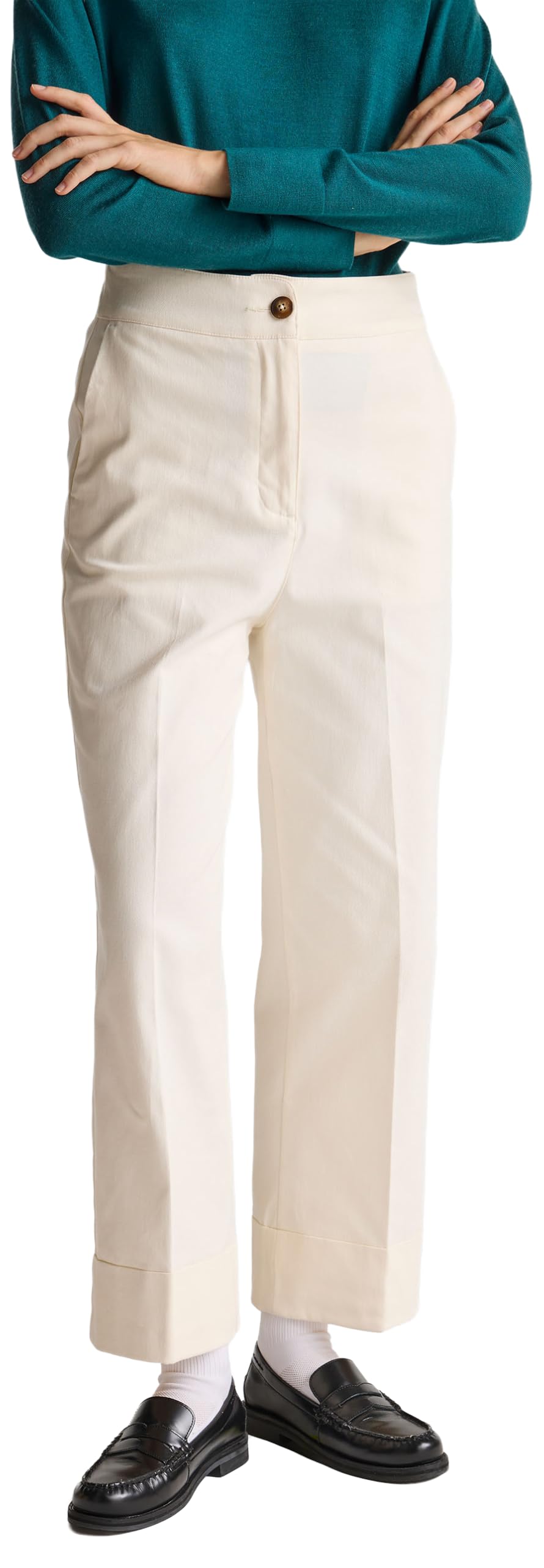 United Colors of Benetton Trousers, White, 8