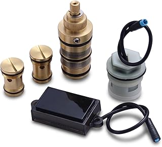 Thermostatic Shower Valve Cartridge and Digital Display Combination Hydroelectric Power Generation