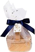 Vista 12 de Mini cesta de regalo tejida a mano de bambú, cajas de dulces, caja de embalaje de chocolate, perfecta para baby showers, cumpleaños, recuerdos