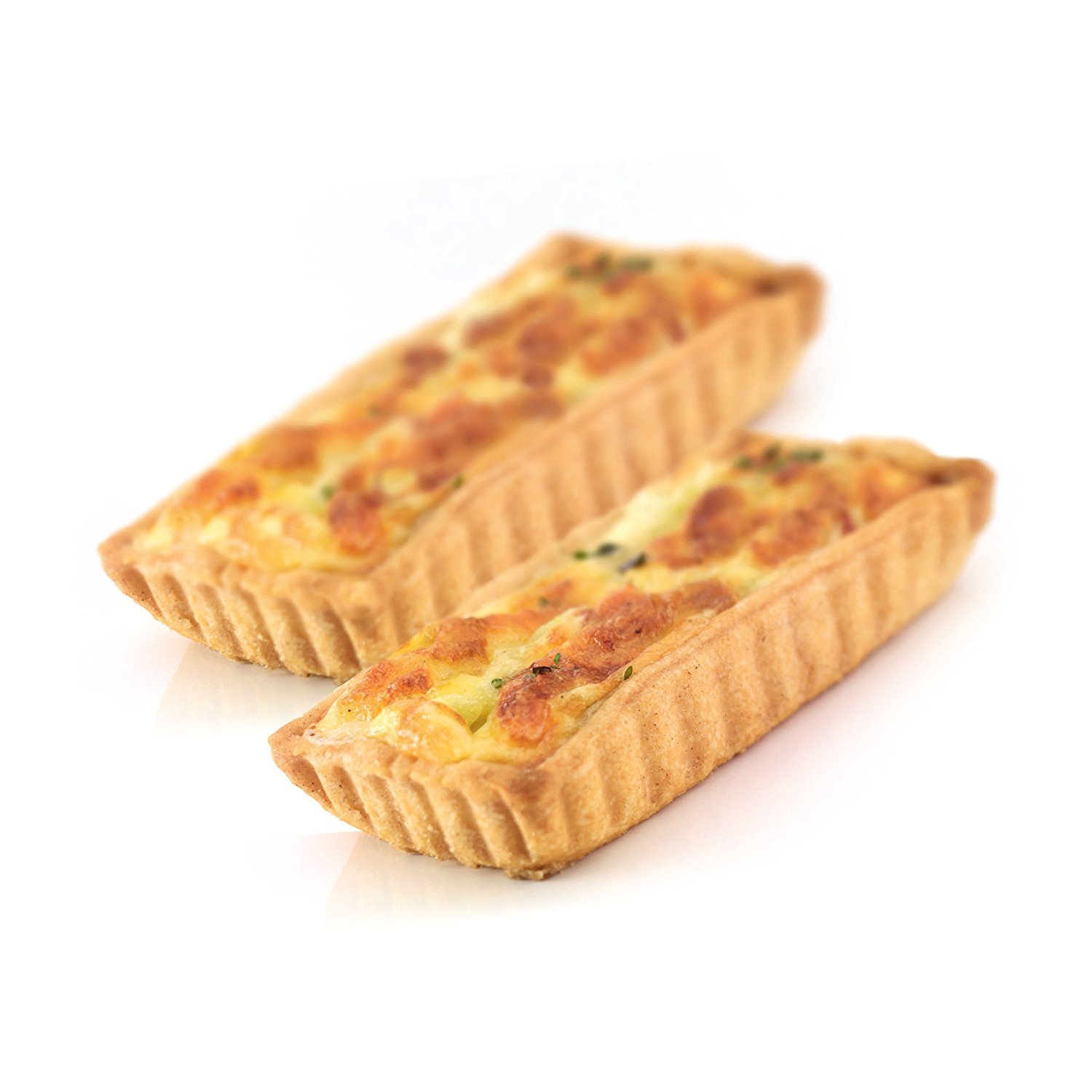 Kitchen Craft KCMINIFLANPK4 Set of Four Non-Stick Mini Fluted Flan Tins