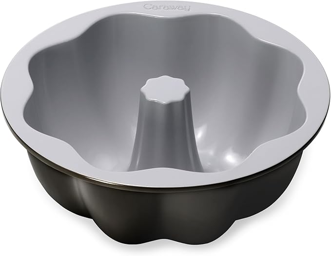 Caraway Fluted Cake Pan - 9.5” Non-Stick Ceramic Baking Pan