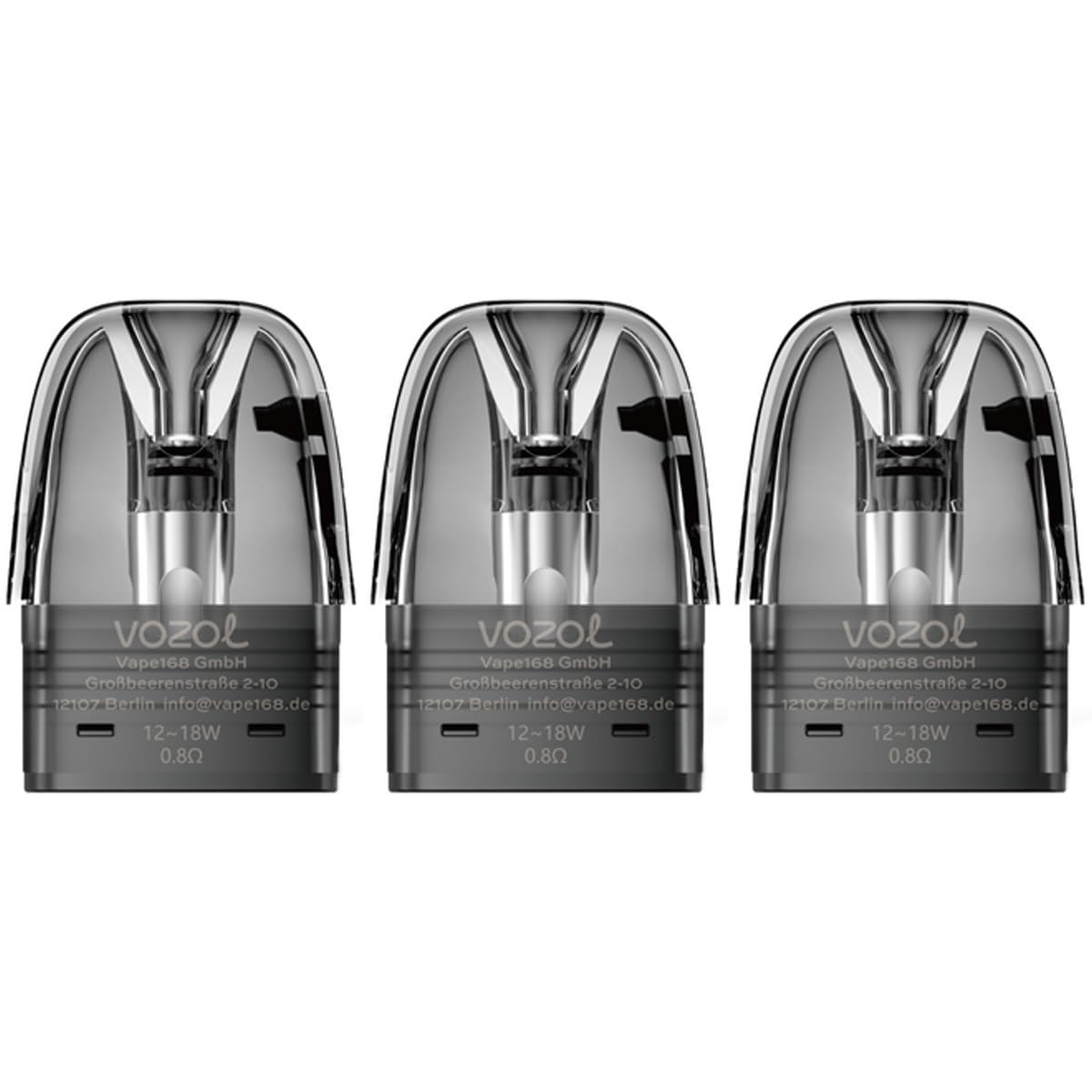 Vozol Ace Max Pod Ersatzpod 3er Pack Nikotinfrei Widerstand 0,8Ohm:  Amazon.de: Elektronik & Foto