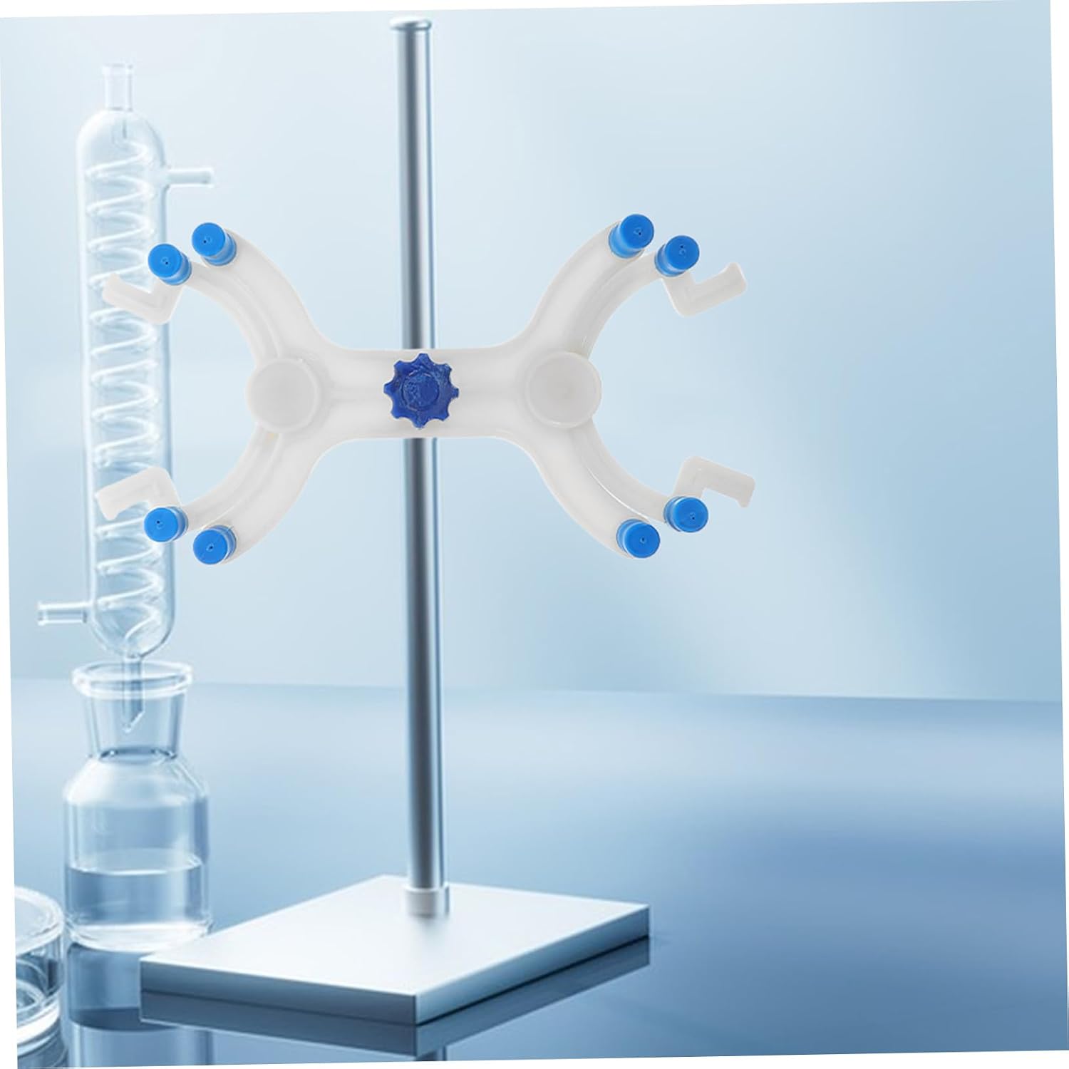 ORFOFE Adjustable Plastic Lab Clamp for and Test Tube Support Laboratory Supplies for Secure and Stable Experiments for Titration Stands and Chemical Equipment