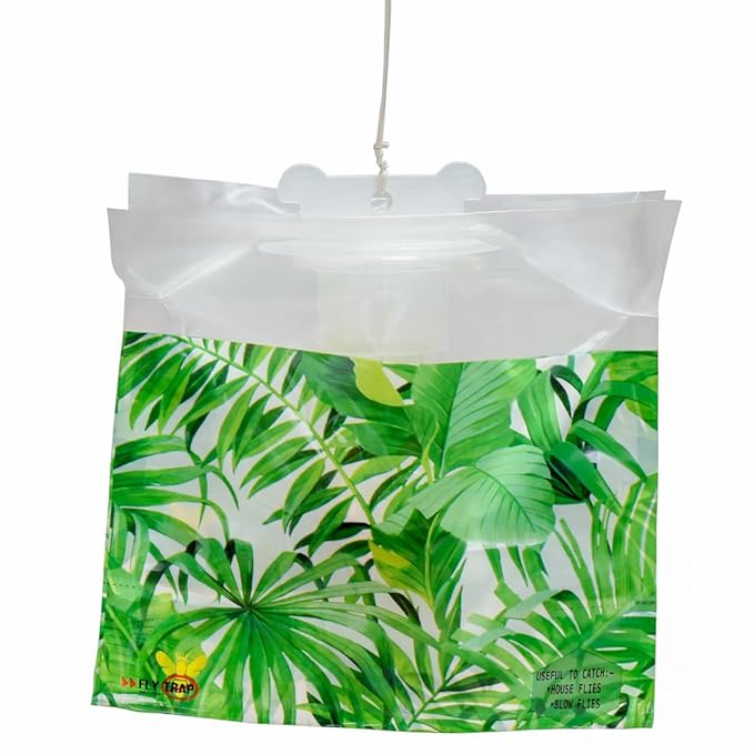 Fly Trap.in Disposable Fly Trap for Outdoors, Highly Effective Non