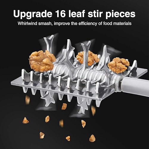 Miniatura 3 de Picador manual de nueces, manivela manual para todas las nueces, nueces pecanas, trituradora de alimentos de mano, herramienta trituradora de