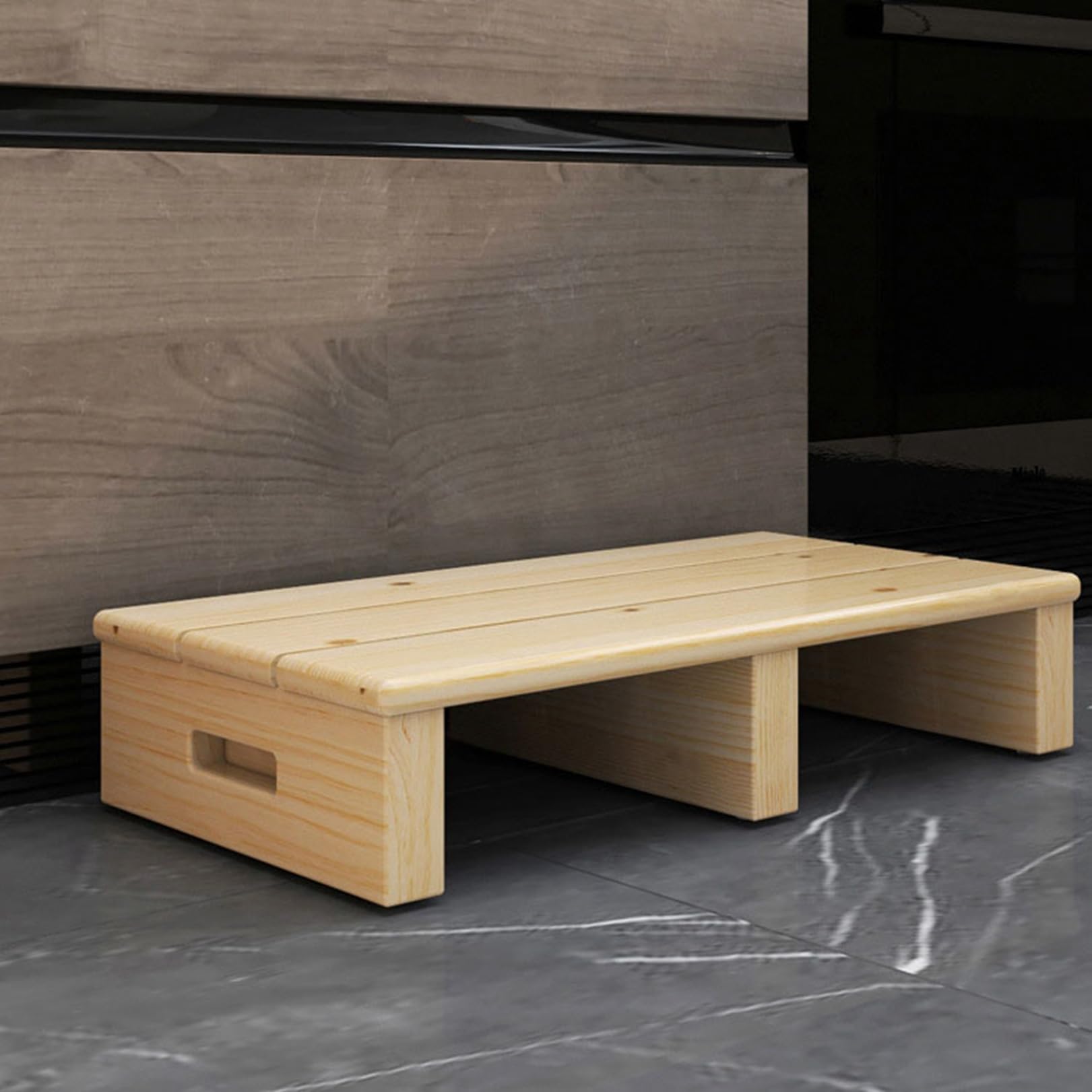 木の足台 Amazon｜永井興産 木製玄関踏み台60 幅60×奥行35×高さ13.2cm