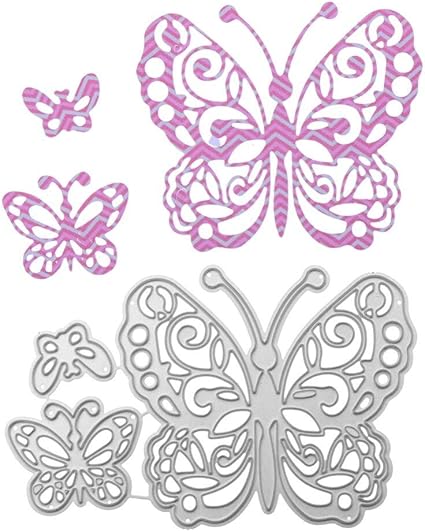 Download Amazon Com 3pcs Set Butterfly Dies 3d Animal Metal Cutting Dies Stencils For Diy Card Making Album Scrapbooking Craft Die Embossing Paper Cut Autumn Harvestdies Cutting Dies Cut Metal Scrapbooking Die Cut