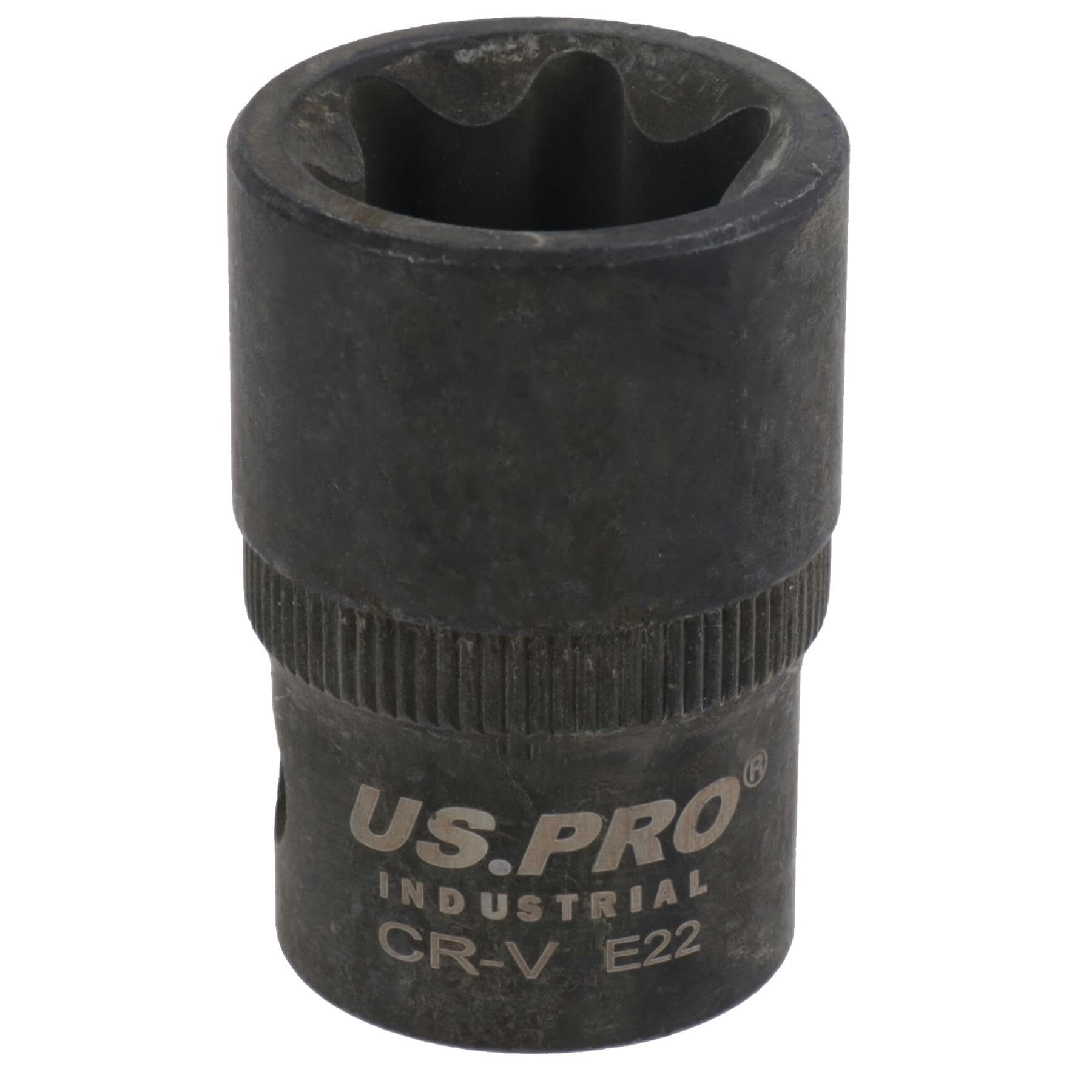 E22 Female Impacted Impact Torx Star E Socket 1/2in Drive Shallow