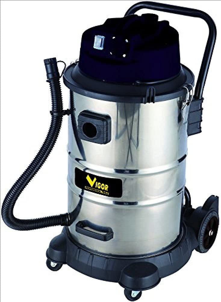 Vigor 9934026 Bidon en inox vba-50l pour aspirateur eau et poussière