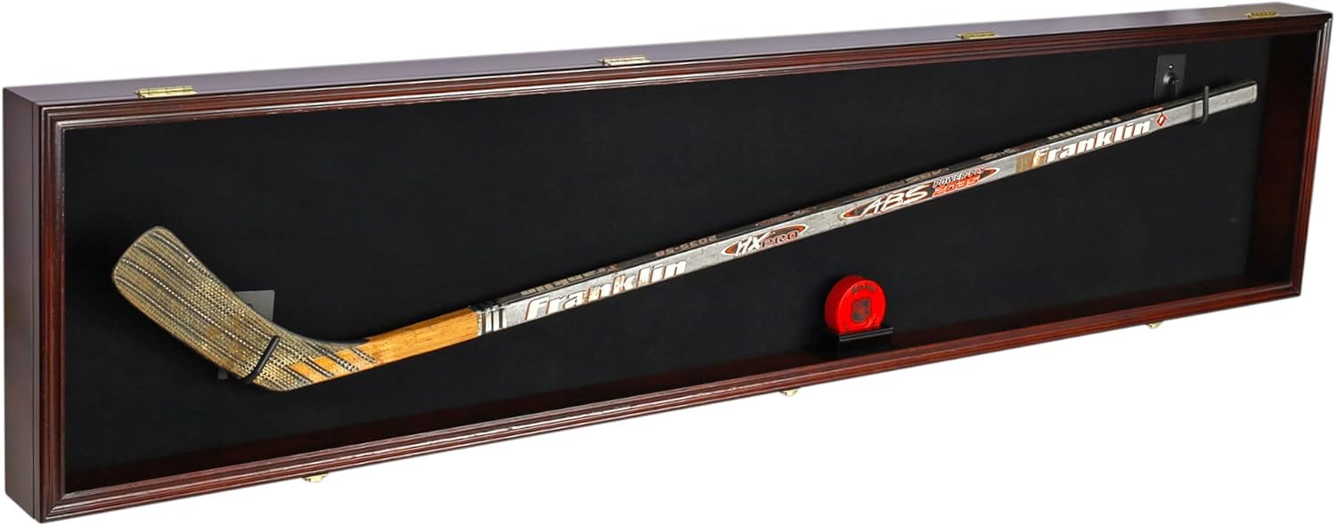 70" Storage Box Hockey stick Display Case Ice Hockey Puck