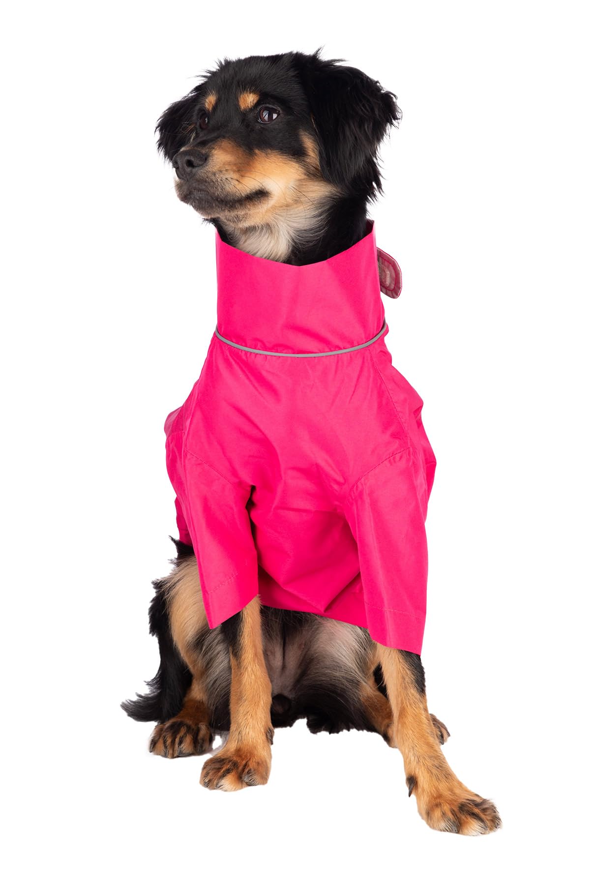 Dog Raincoat Waterproof Dog Coat Jacket Pet Puppy Clothes Dogs Jumper Rain Resistant Pets Rainwear (Bonbon, M)