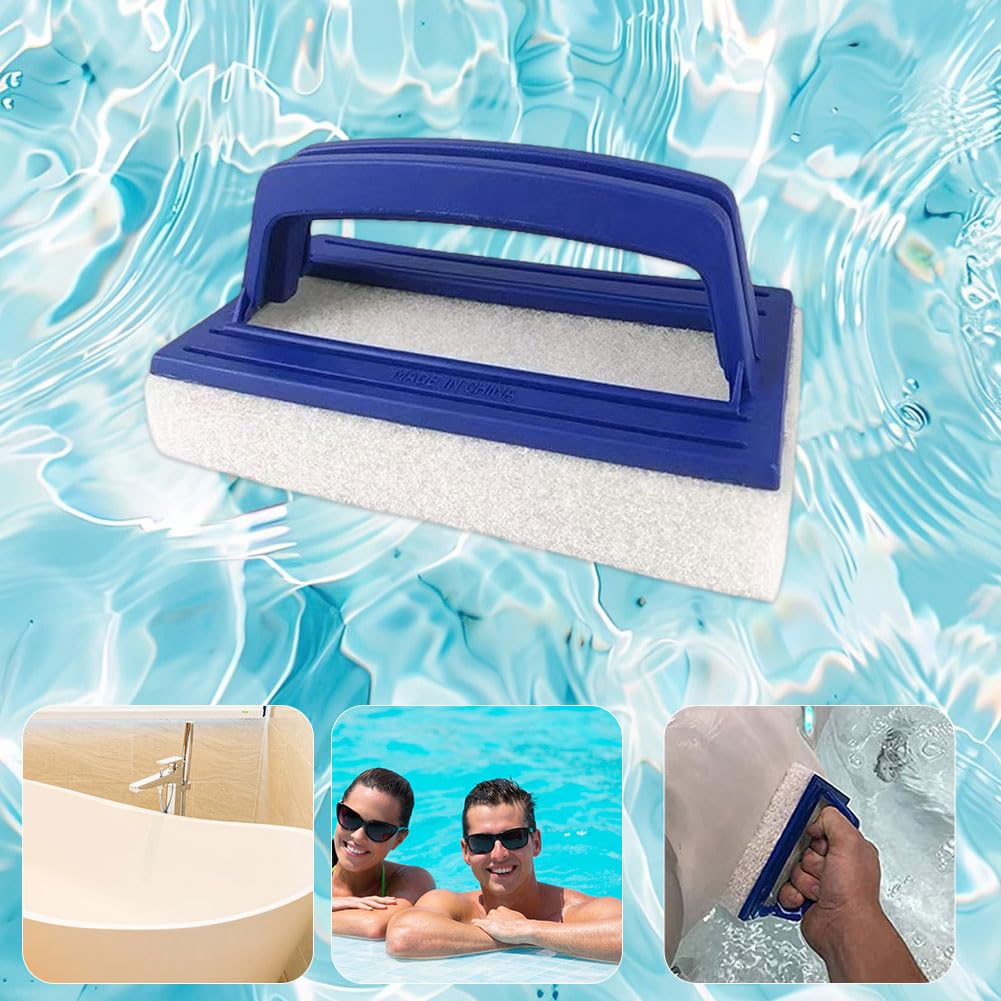 Pool Schwamm Bürsten,2 Stück Pool Randreiniger,Multifunktions PoolSchwamm